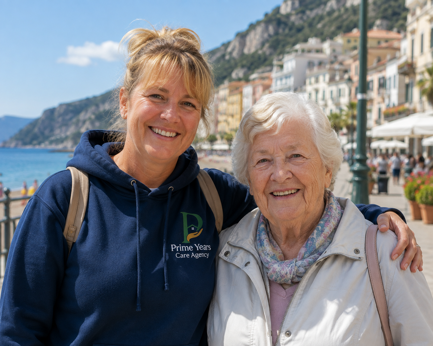 A typical companionship visit with Prime Years Care Agency