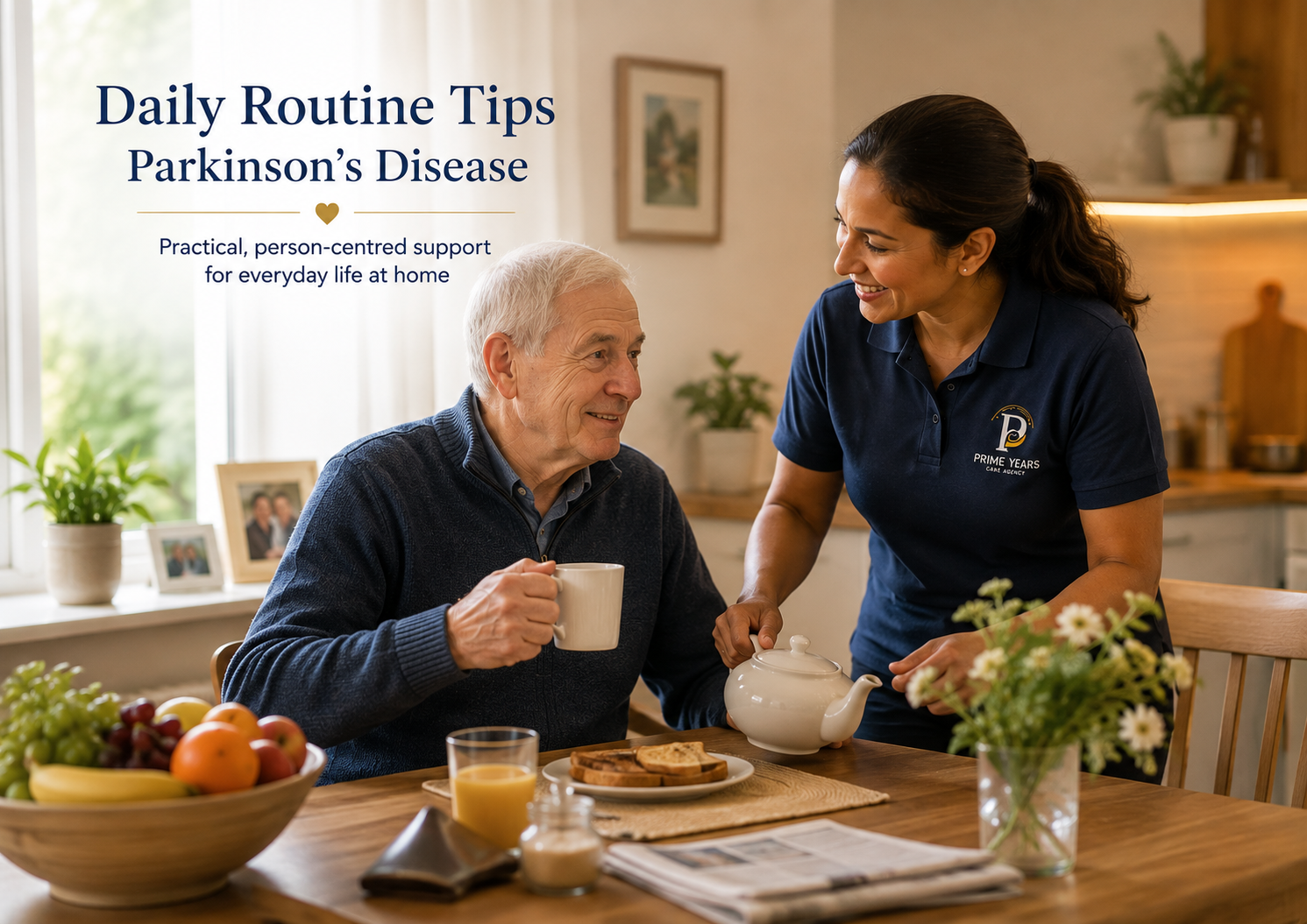 Living with Parkinson's practical care and support at home