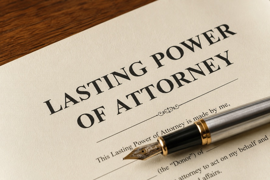 Lasting Power of Attorney legal document with pen