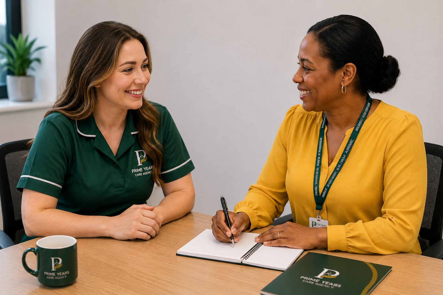 Supported care team at Prime Years Care Agency